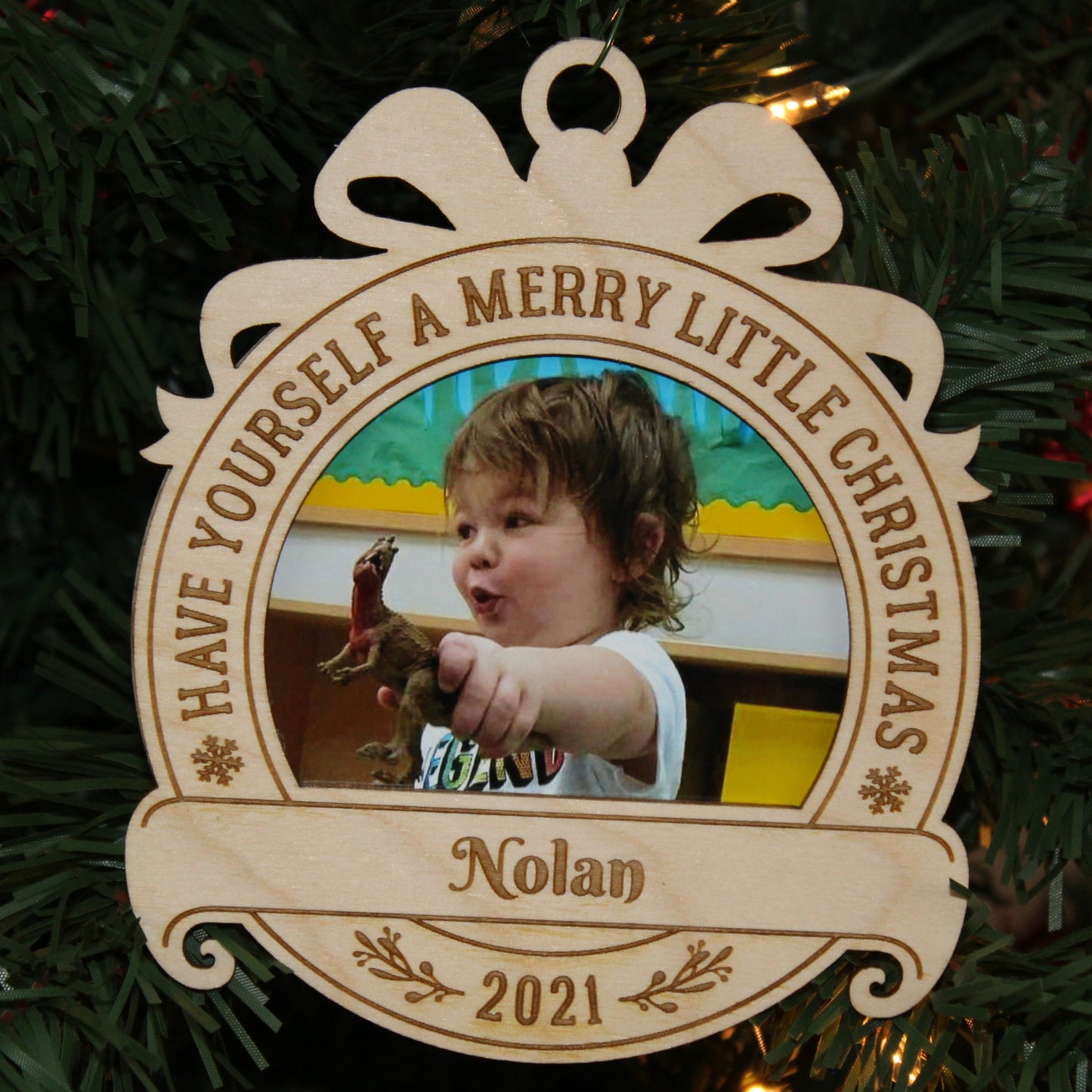 Photo Frame Christmas Ornament