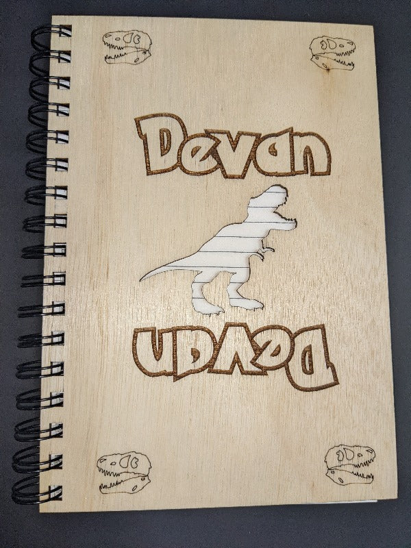 Custom notebook / journal / sketchbook with wooden cover
