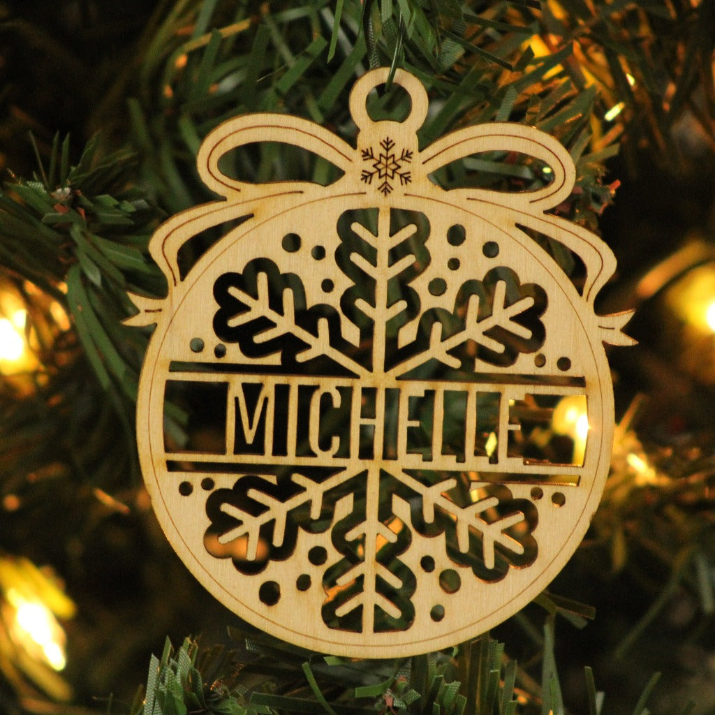 Michelle snowflake ornament