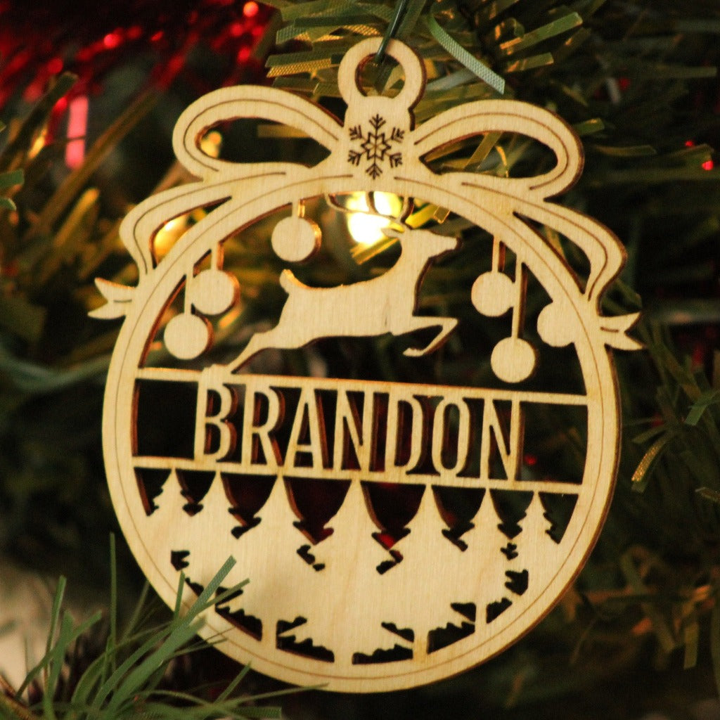 Brandon reindeer ornament