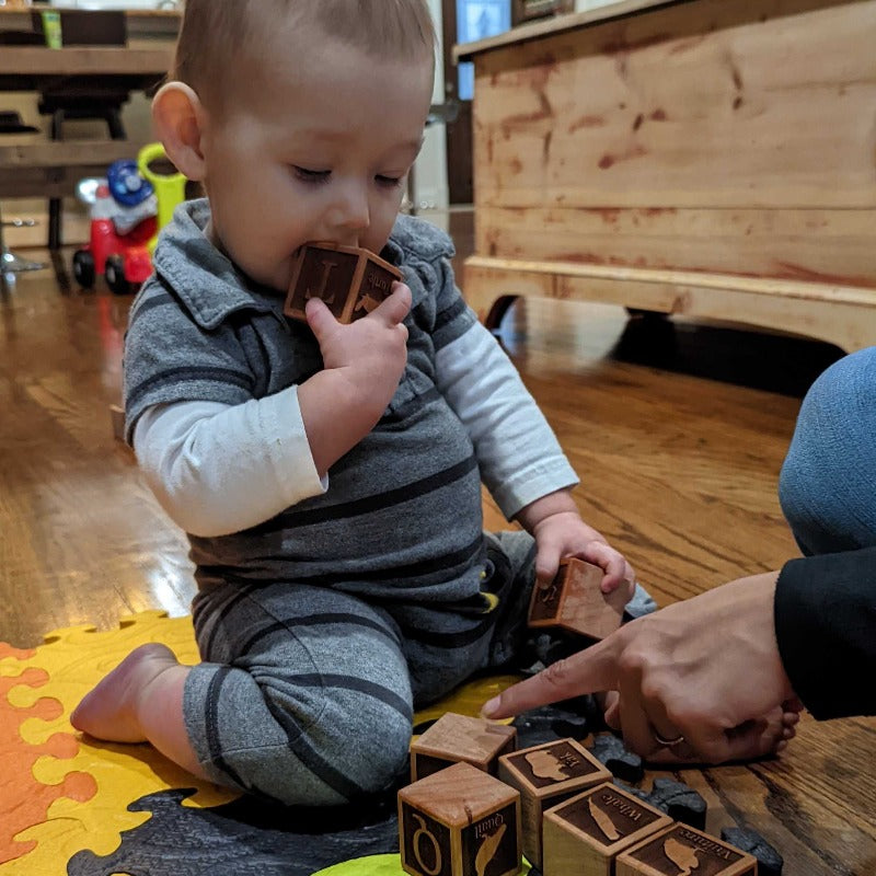 Alphabet blocks