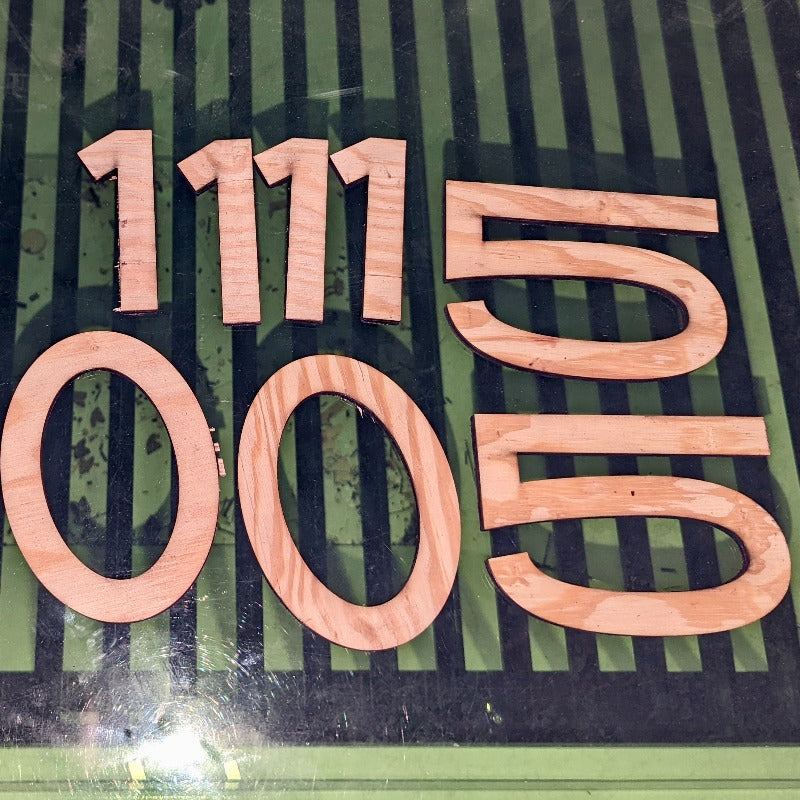 Custom House Numbers