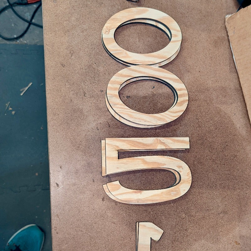 Custom House Numbers